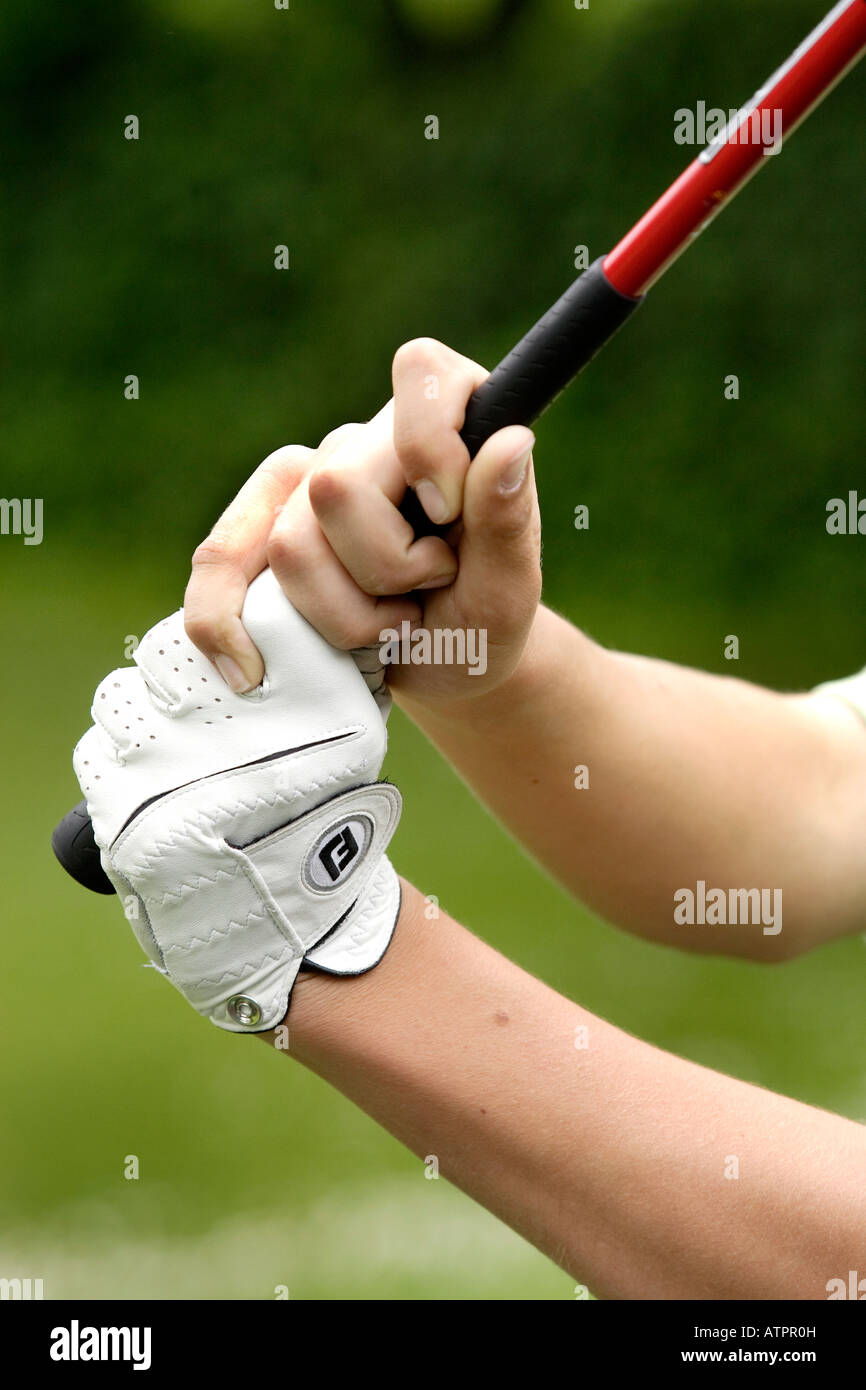 golf glove racket Stock Photo - Alamy