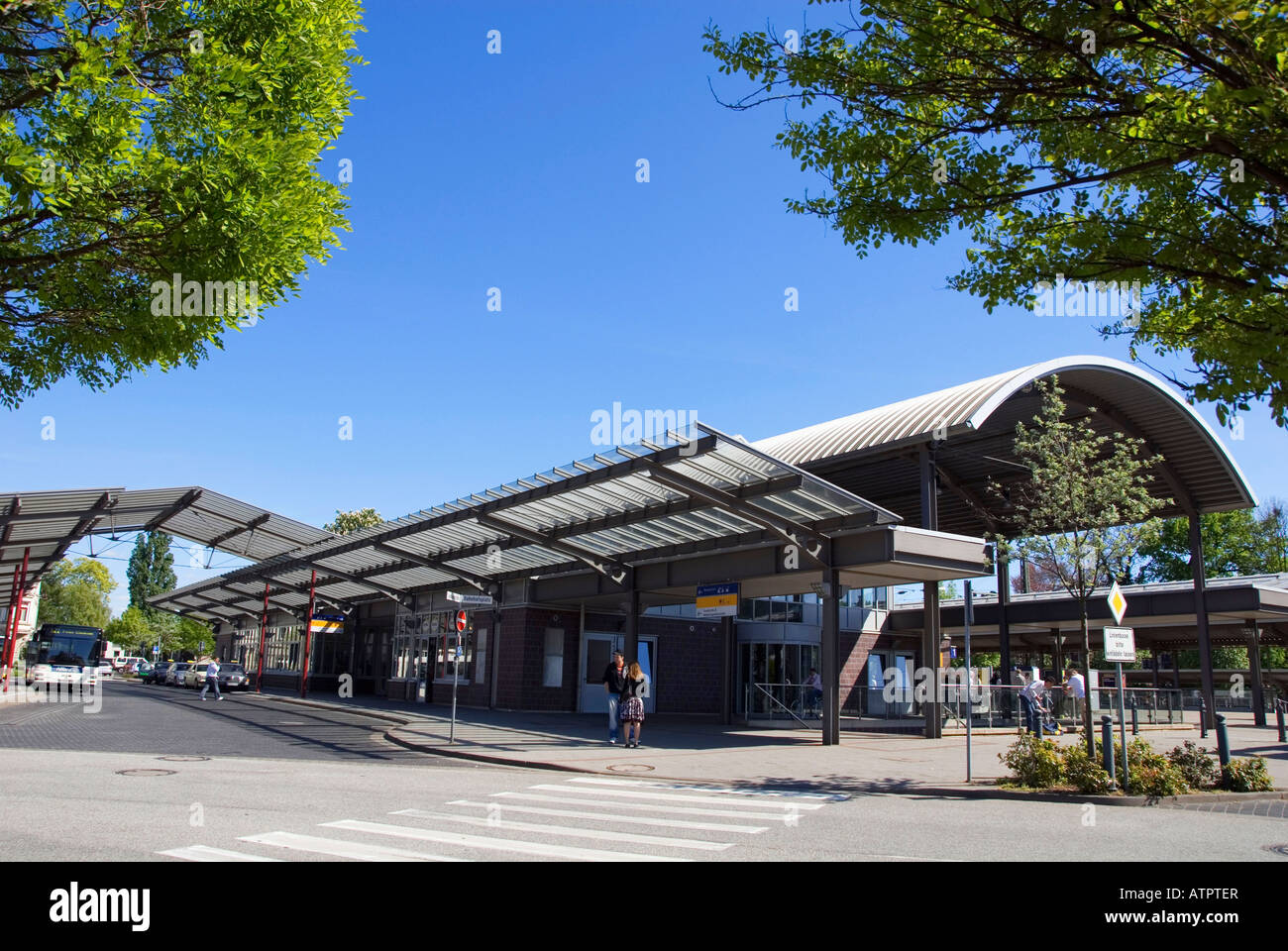 Railway station / Peine Stock Photo
