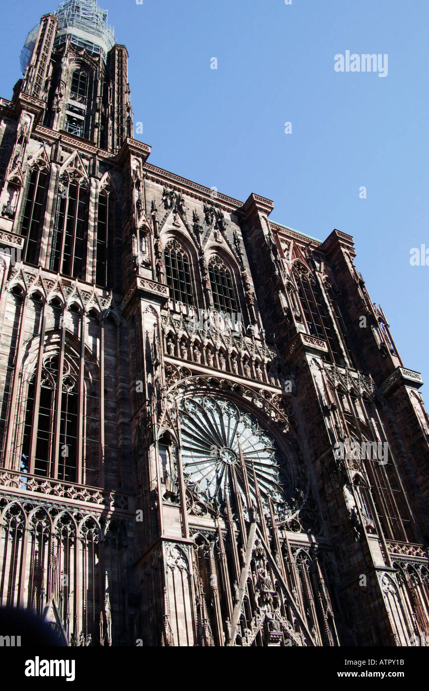 Cathedral / Strasbourg / Strassburg / Kathedrale Stock Photo