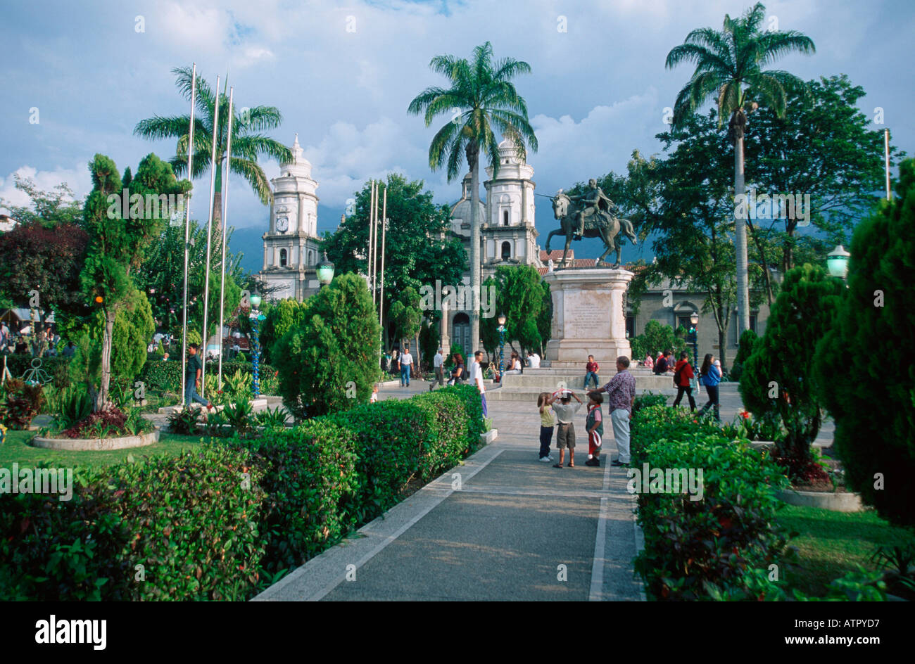 Plaza Bolivar / Merida Stock Photo
