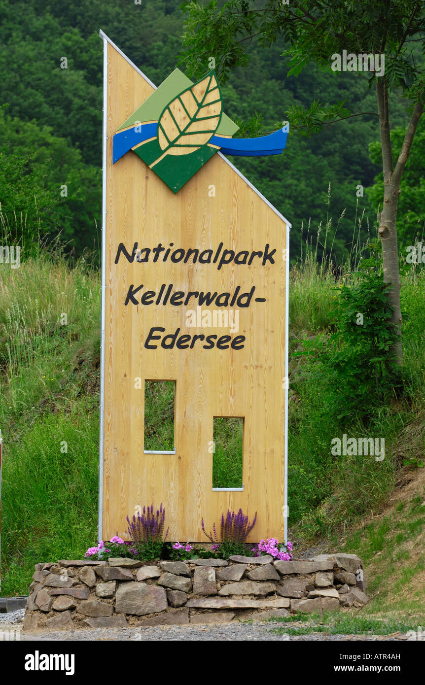 National park Kellerwald-Edersee Stock Photo