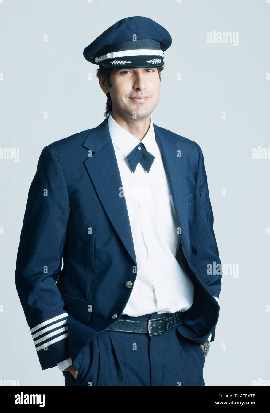 Indian pilot in uniform hi-res stock photography and images - Alamy
