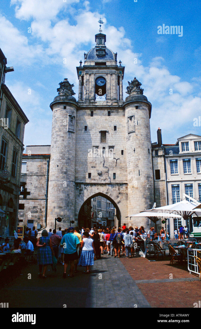 Porte de la Grosse Horloge / La Rochelle Stock Photo - Alamy