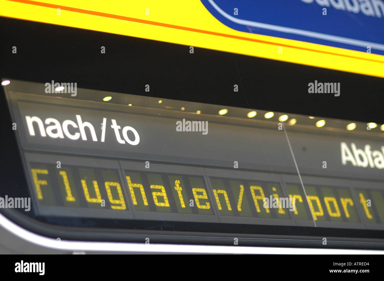 Display panel, airport Stock Photo - Alamy