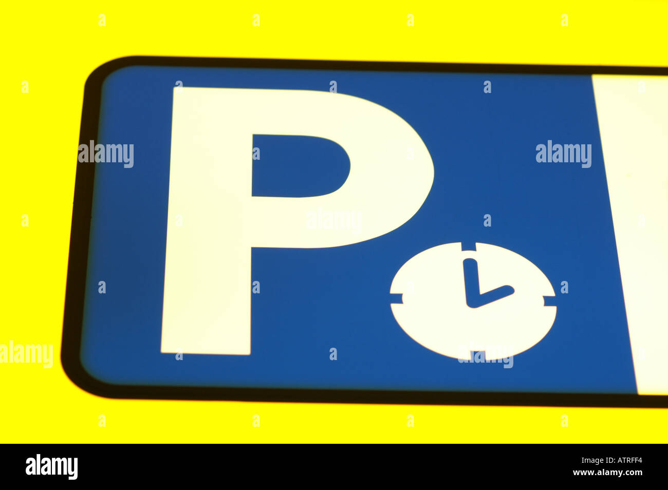 sign parking, parking meter, time limit Stock Photo Alamy