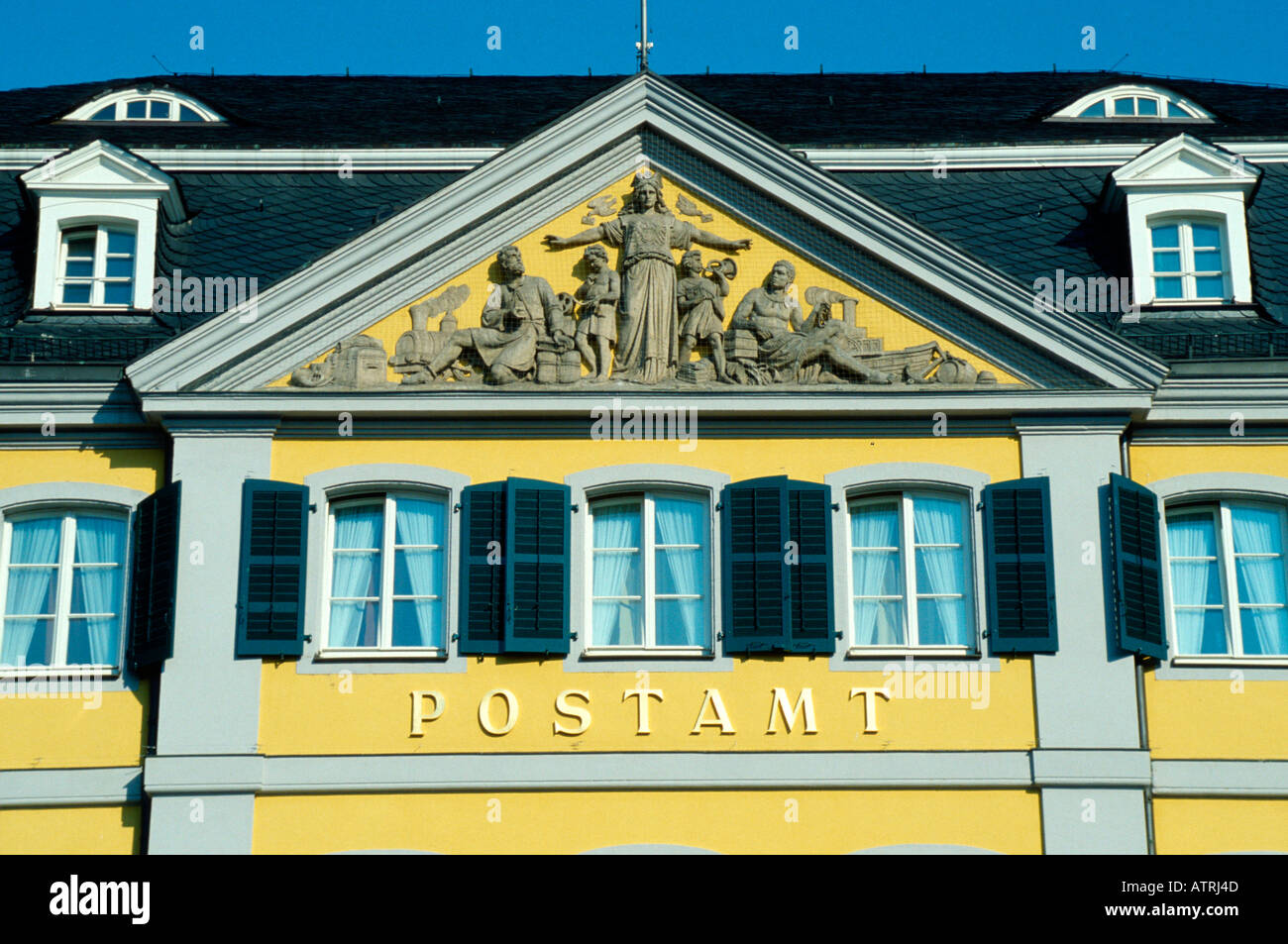 Post office / Bonn Stock Photo
