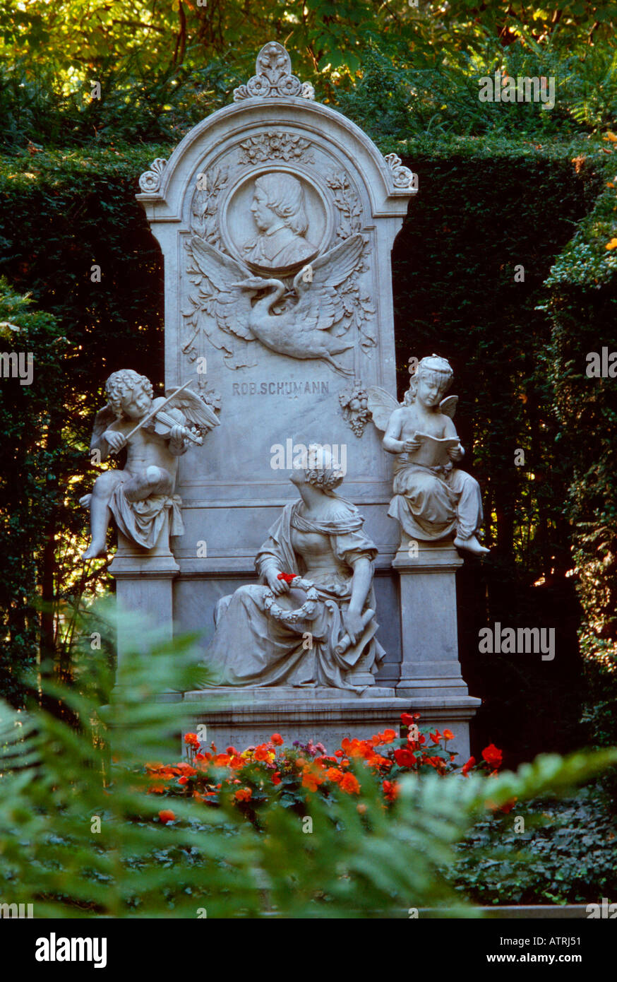 Grave of Schumann / Bonn Stock Photo