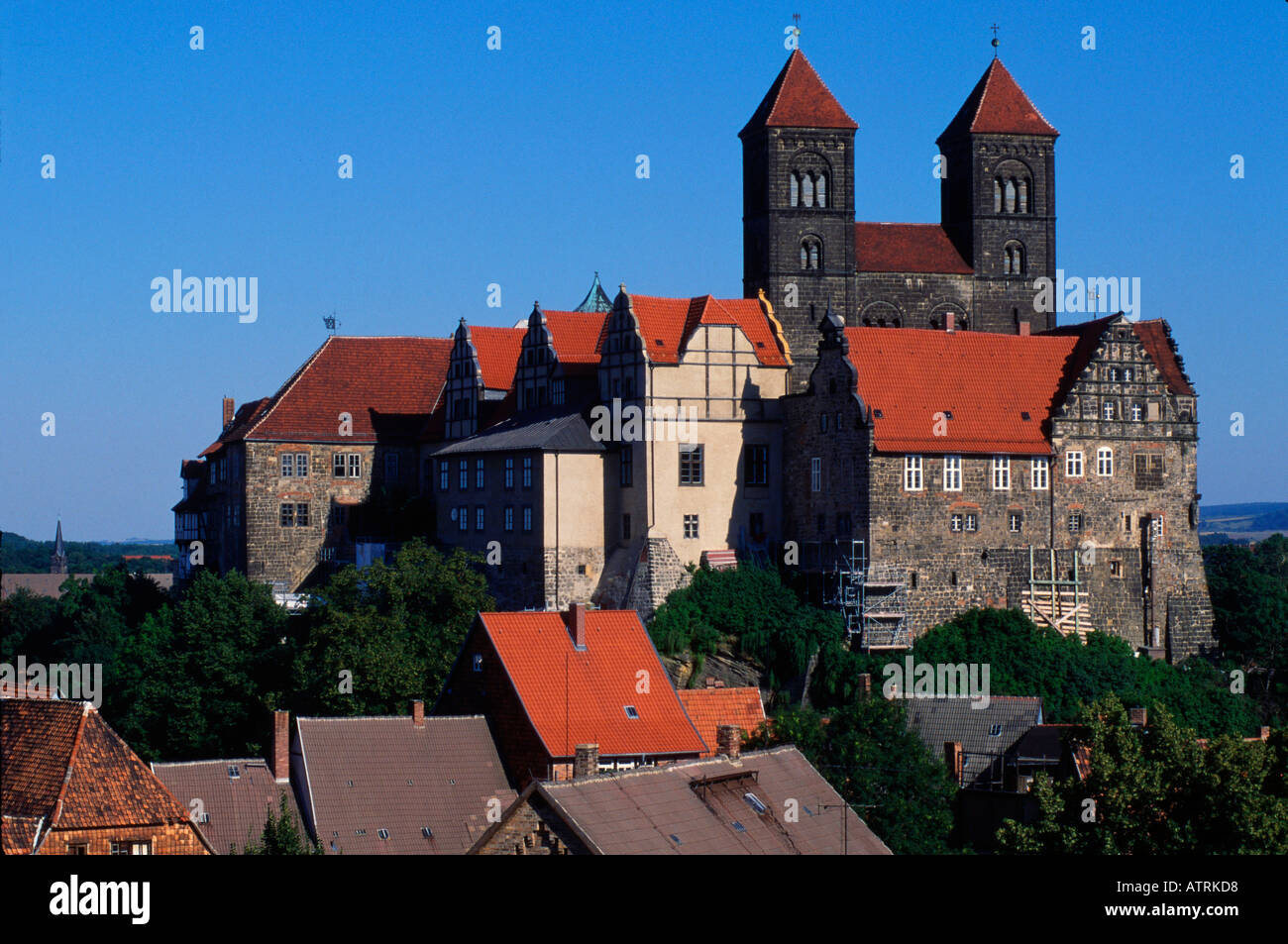 Cathedral St Servatius / Quedlinburg Stock Photo