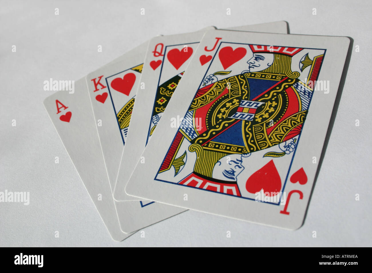 King, Queen And Jack Of Hearts Arranged In A Black Background Stock Photo,  Picture and Royalty Free Image. Image 616510.