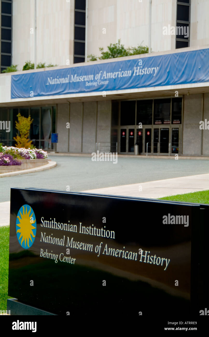 Smithsonian National Museum of American HIstory in Washington DC Stock Photo