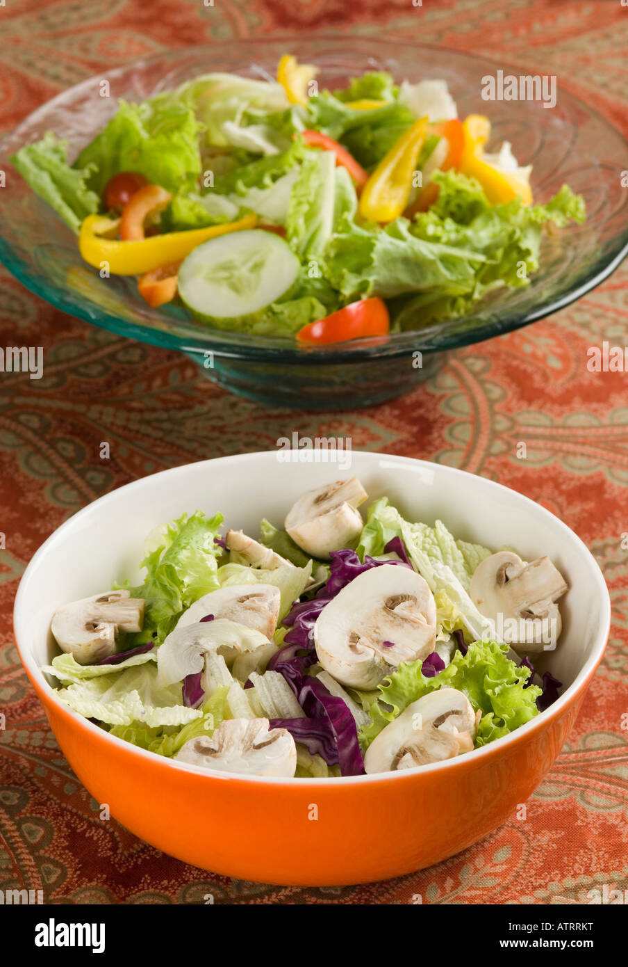 Mushroom salad healthy choice hi-res stock photography and images - Alamy
