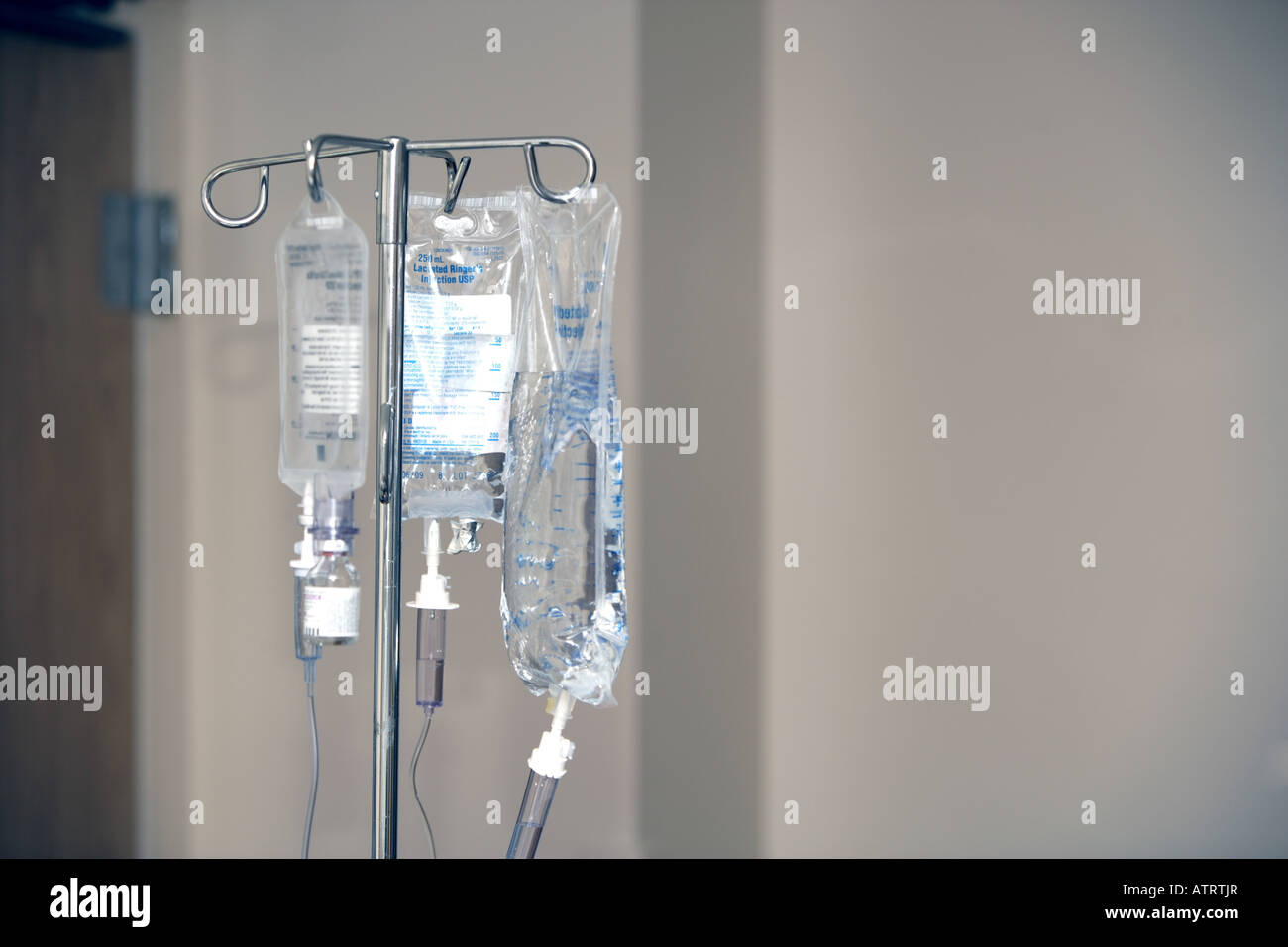 IV in a Hospital Room. Three IV's hand on a stand in a hospital room ,  #AFF, #Room, #hand, #IV, #Hospital, #room #ad