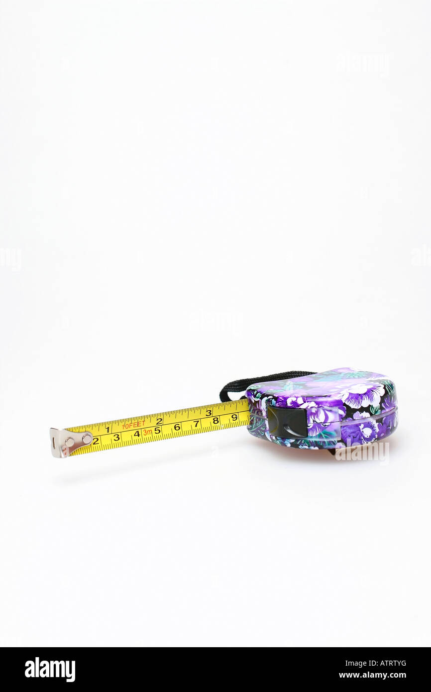 https://c8.alamy.com/comp/ATRTYG/purple-floral-design-girly-tape-measure-ATRTYG.jpg