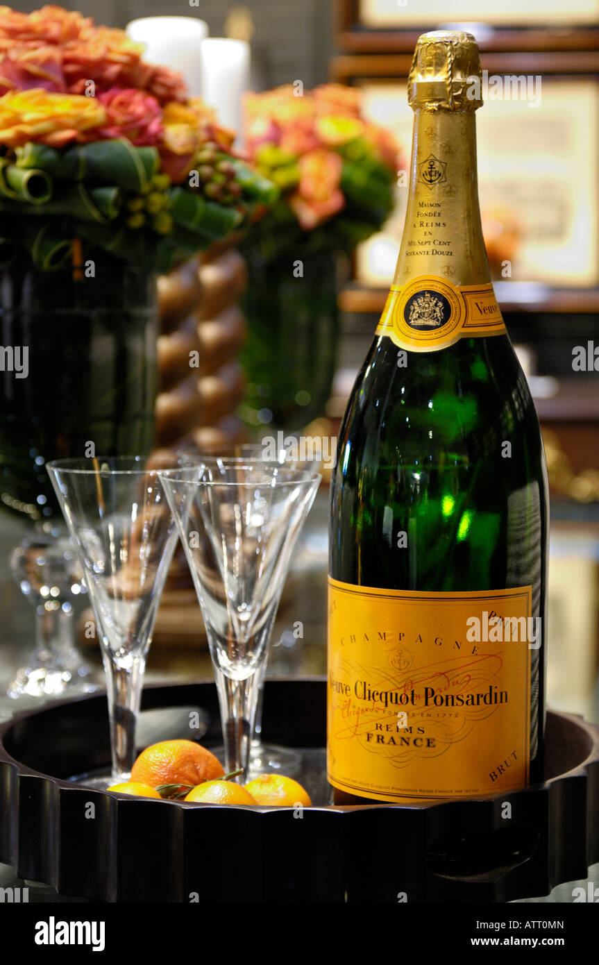 France, Marne, Champagne Ardenne, Reims, Veuve Clicquot champagne winery  sign Stock Photo - Alamy
