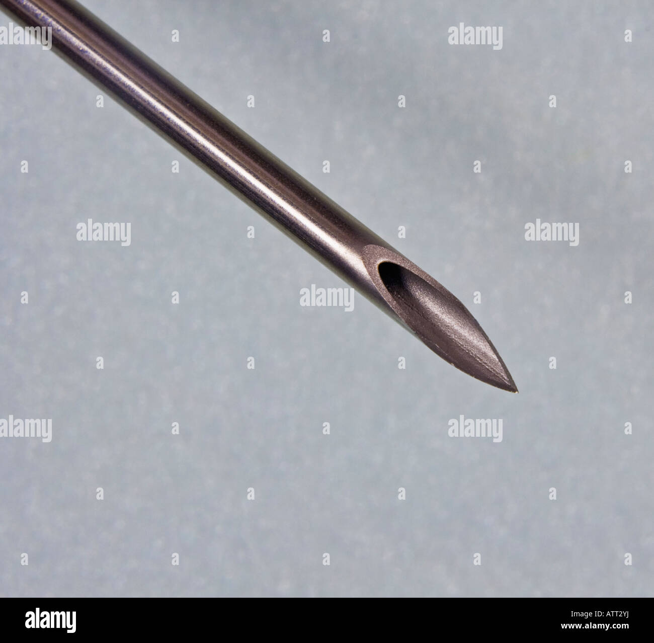 Needle point of syringe Stock Photo Alamy