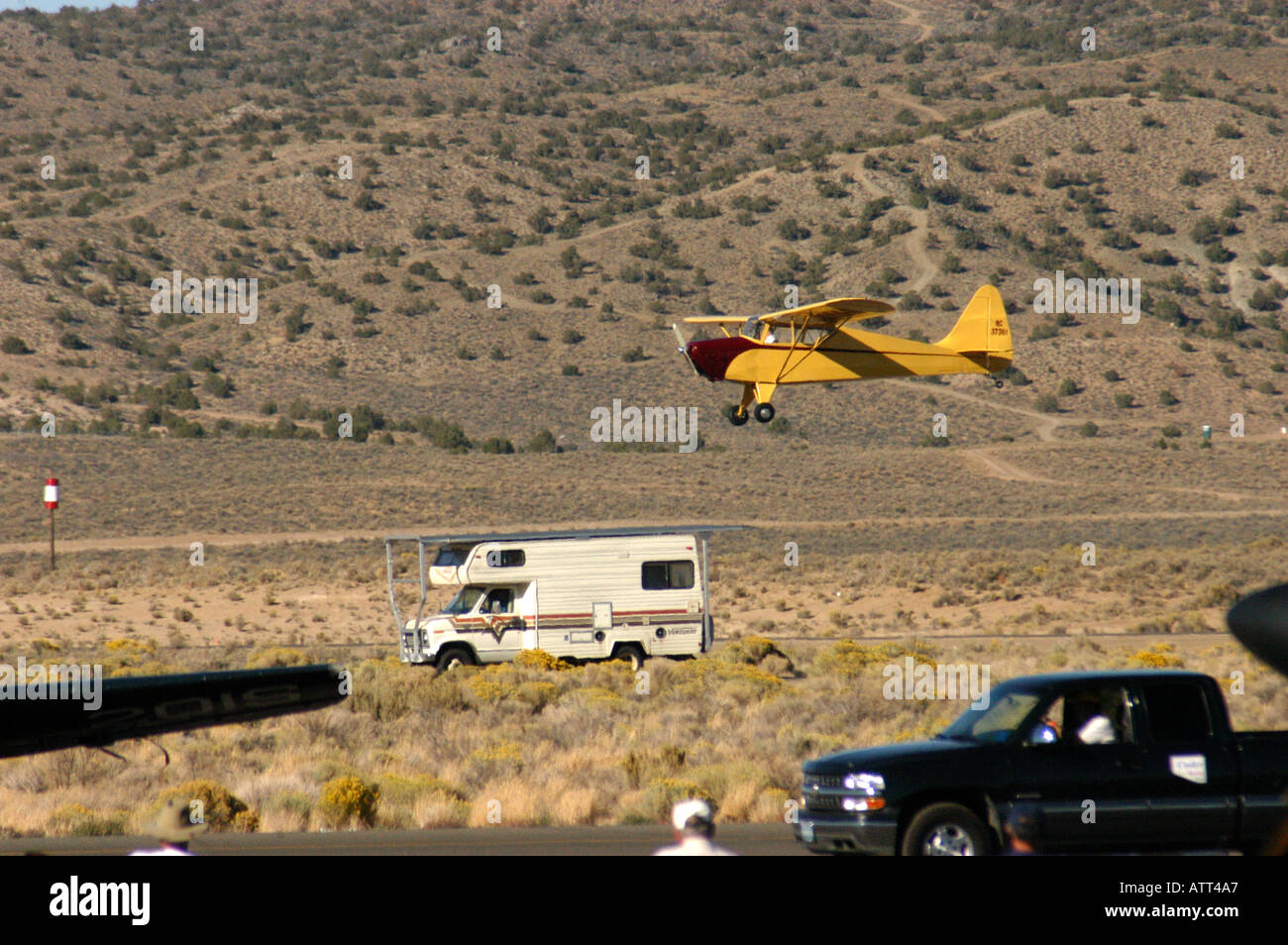 Airplane at Reno Air Races Reno Nevada USA Stock Photo - Alamy