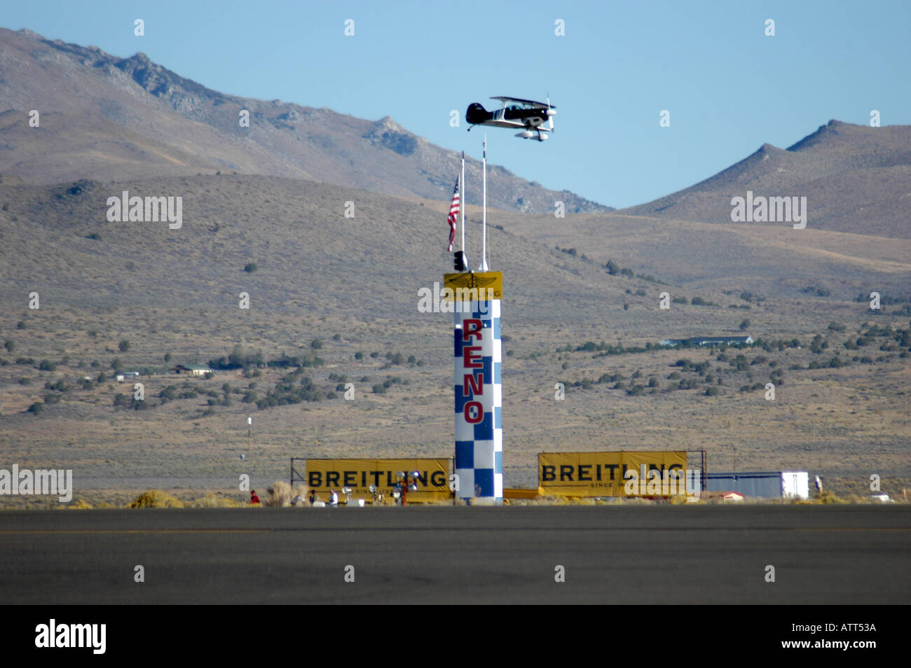 Airplane at Reno Air Races Reno Nevada USA Stock Photo - Alamy