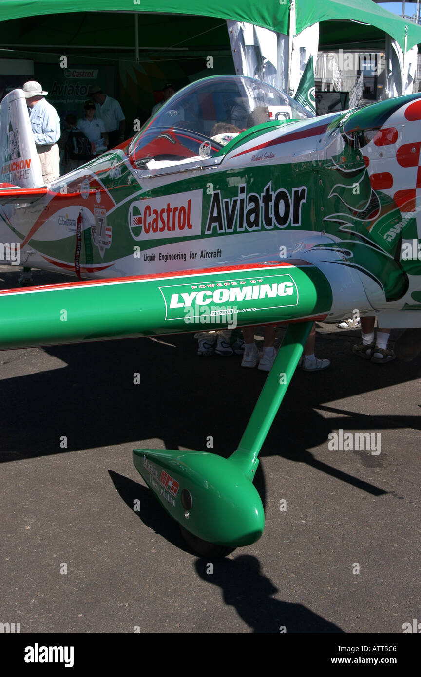 Airplane at Reno Air Races Reno Nevada USA Stock Photo - Alamy