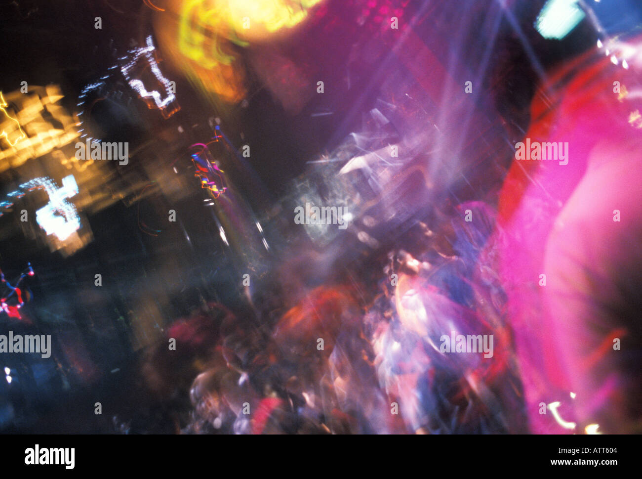 Nightclub interior Lan Quai Fong nightclub district at night Hong Kong