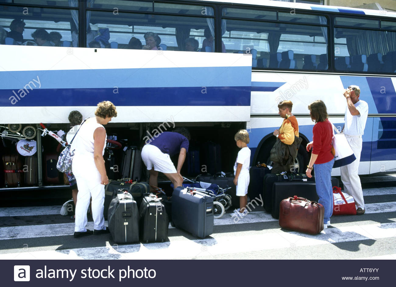 Bus Luggage Compartment High Resolution Stock Photography and Images