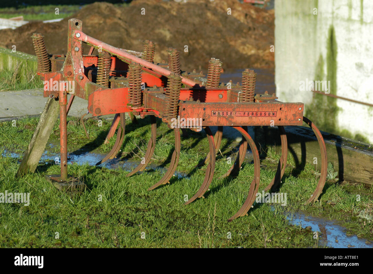 Chisel Plow, a piece of Farm Equipment Stock Photo Alamy