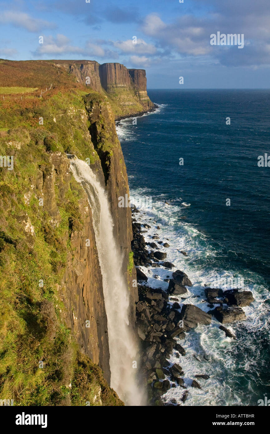 Mealt Falls Kilt Rock Isle of Skye Scotland Stock Photo - Alamy