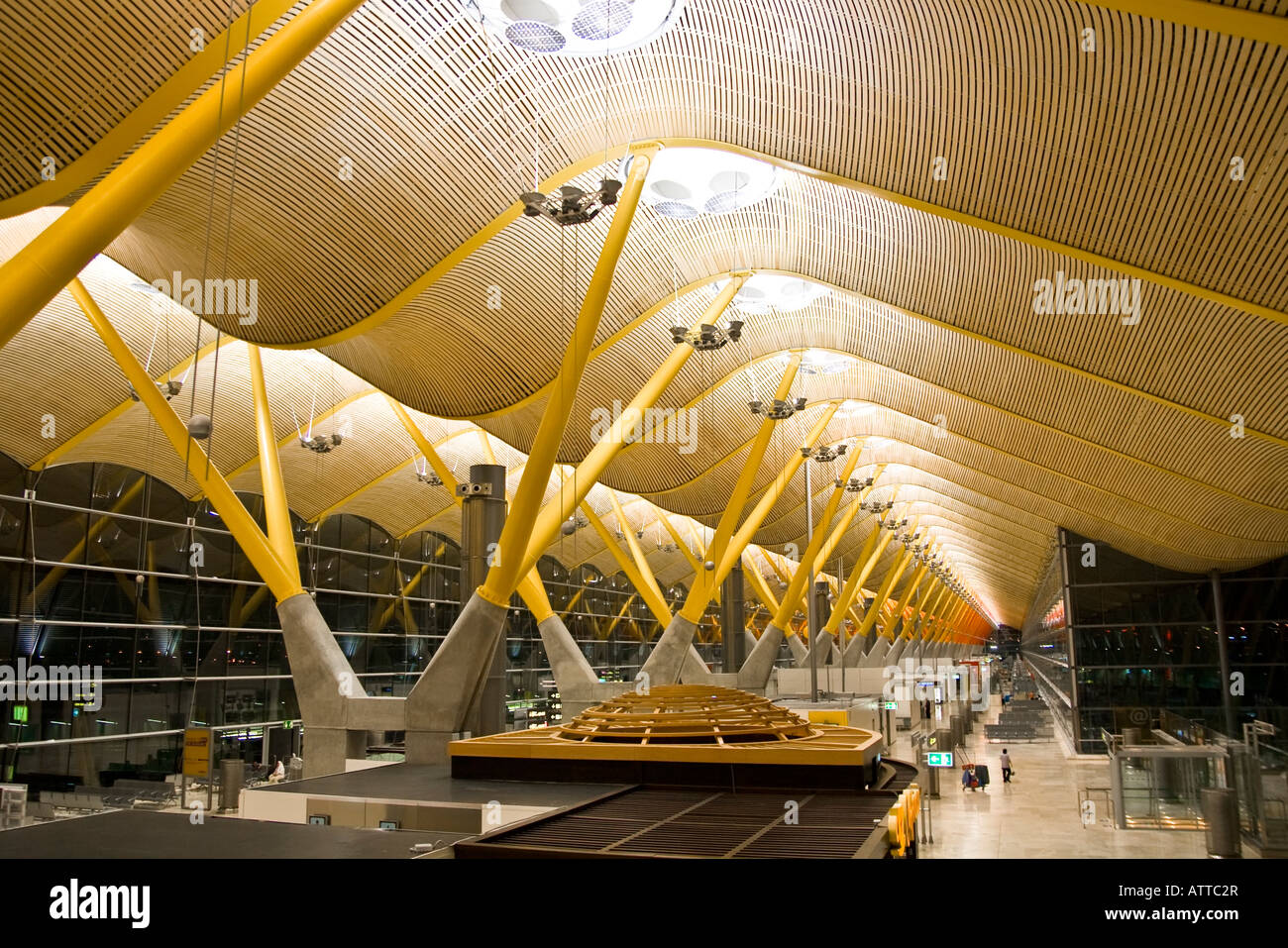 T4 terminal in the Barajas airport Madrid Stock Photo Alamy