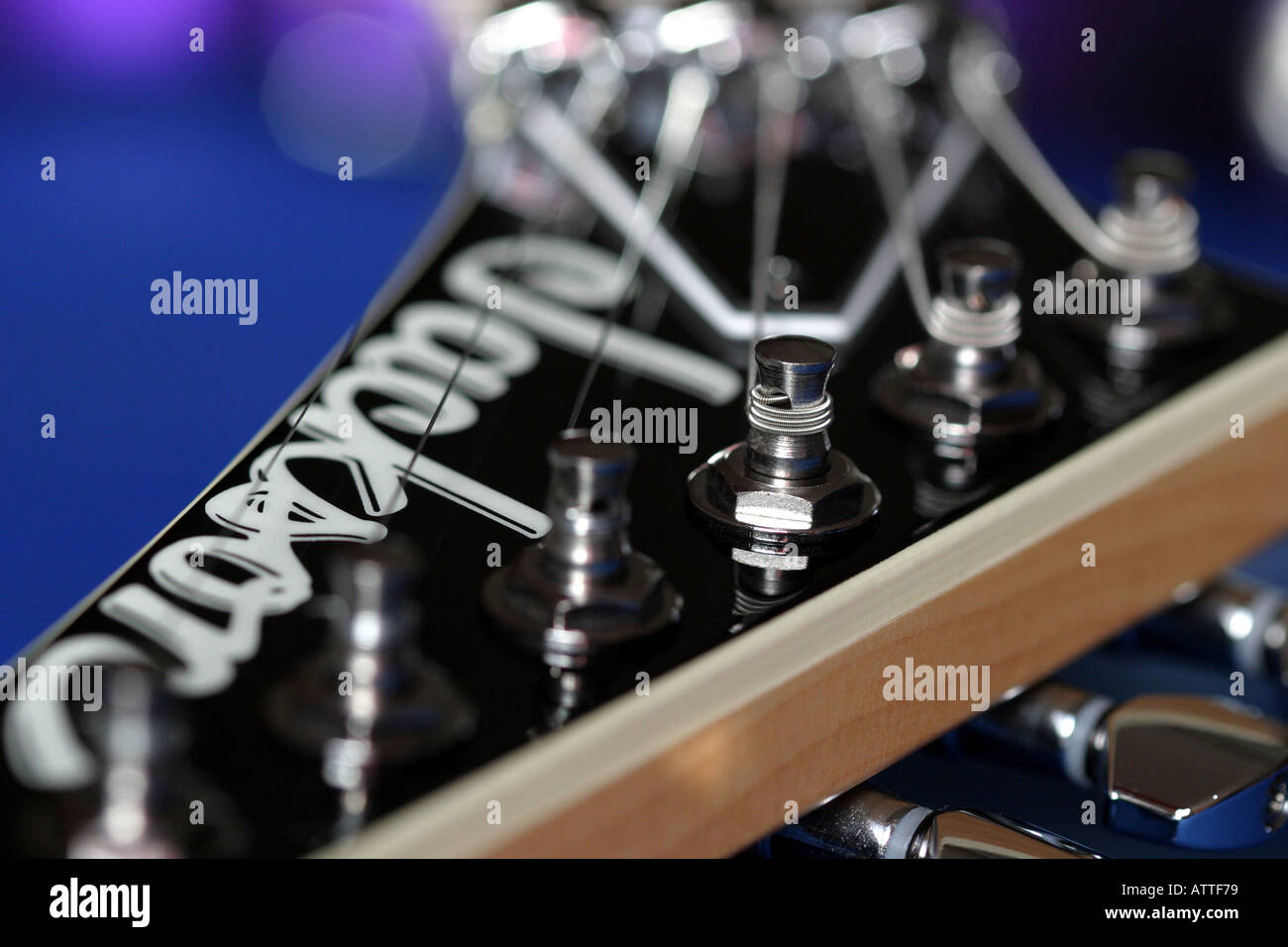 Parts of a Jackson guitar Stock Photo Alamy