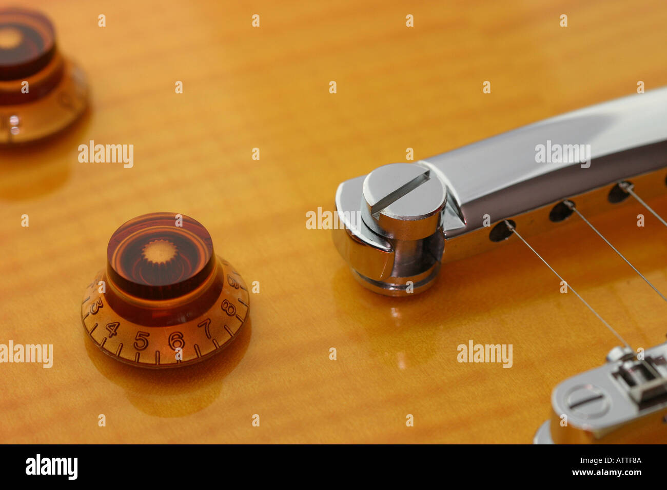 Les Paul Knob Stock Photo Alamy