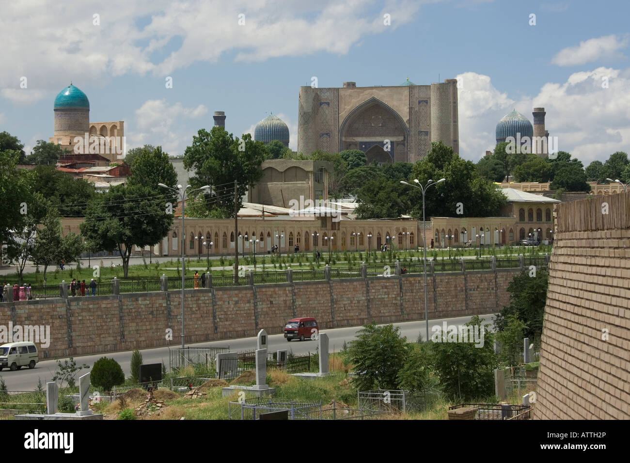 Bibi Khanym Mosque, Samarkand, Uzbekistan Stock Photo