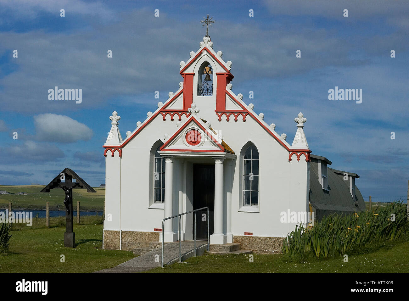 The Italian Chapel, Orkneys Stock Photo