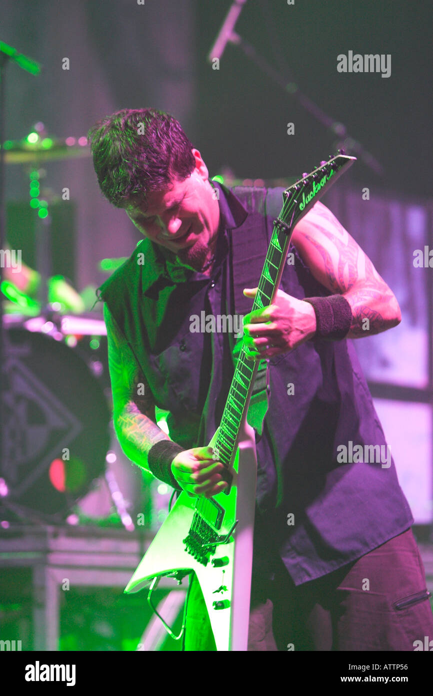 Phil Demmel from heavy metal band Machine Head Stock Photo Alamy