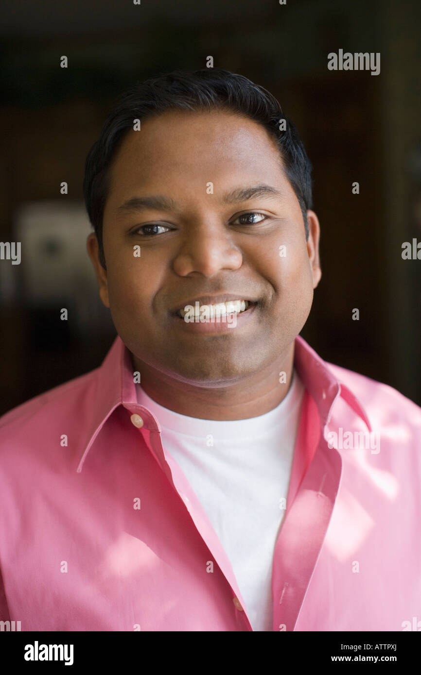 Portrait of a mid adult man smiling Stock Photo - Alamy