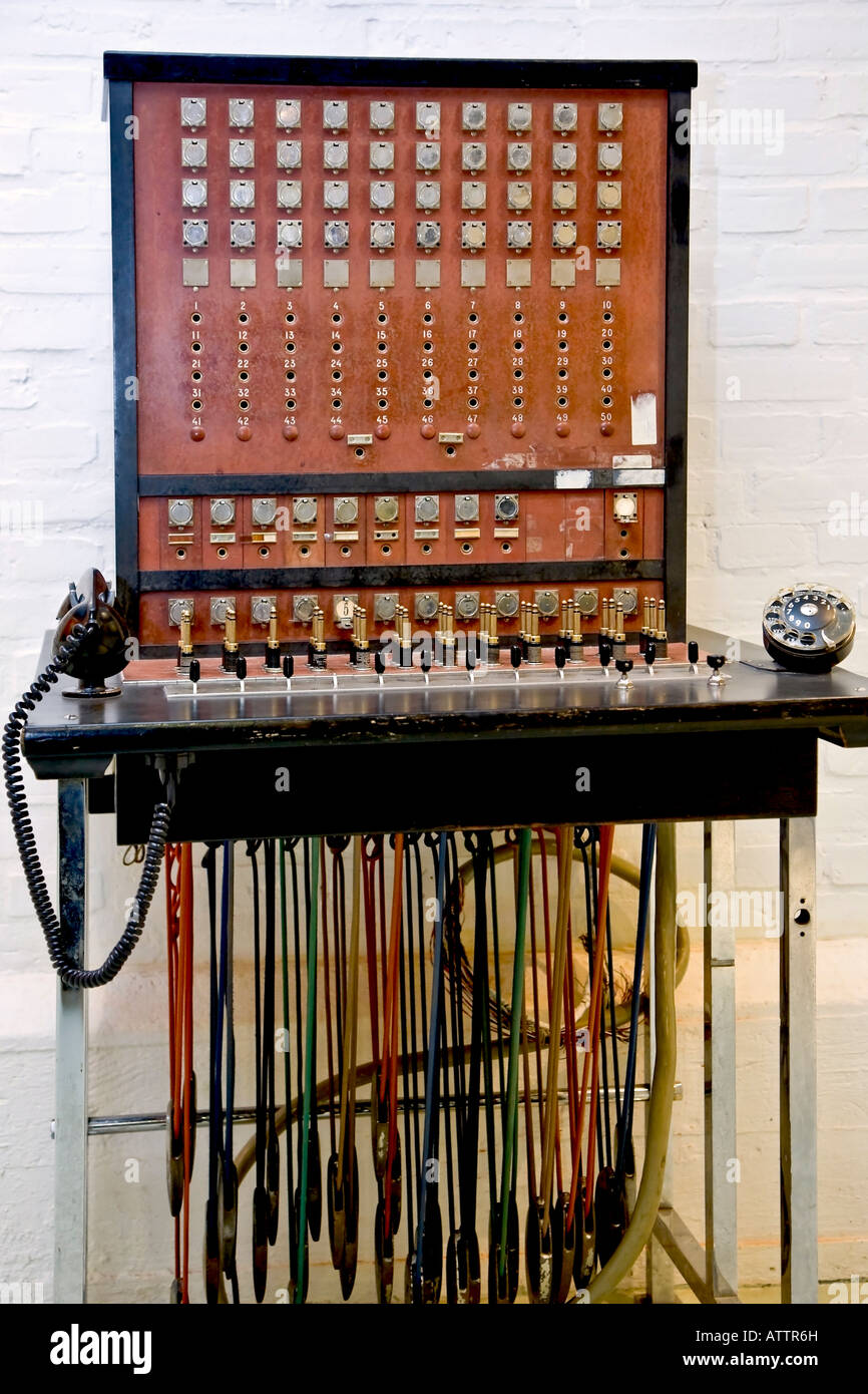 old-manual-telephone-exchange-stock-photo-alamy