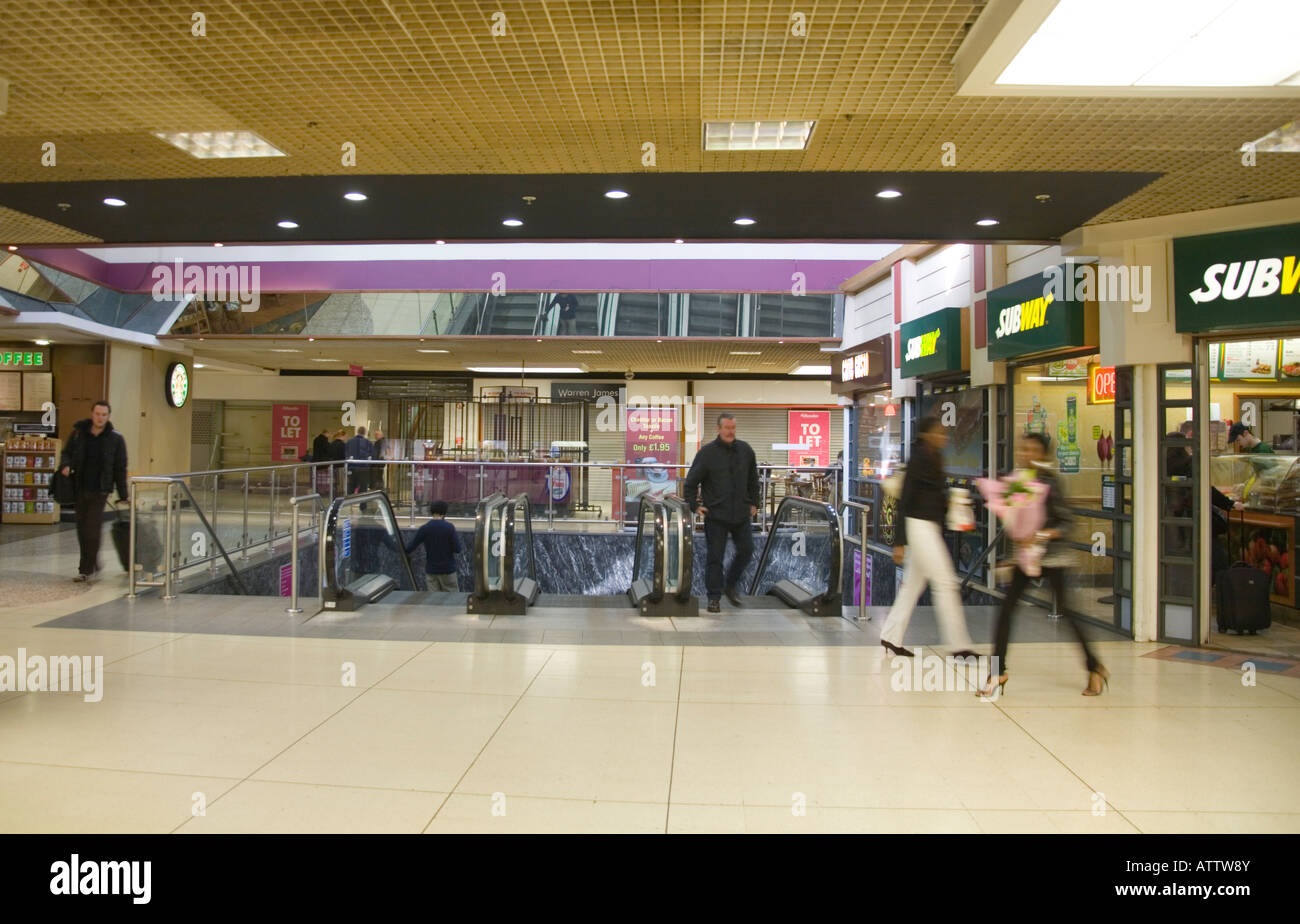 Pallasades Shopping Centre over  Birmingham New Street Station prior to redevelopment Stock Photo