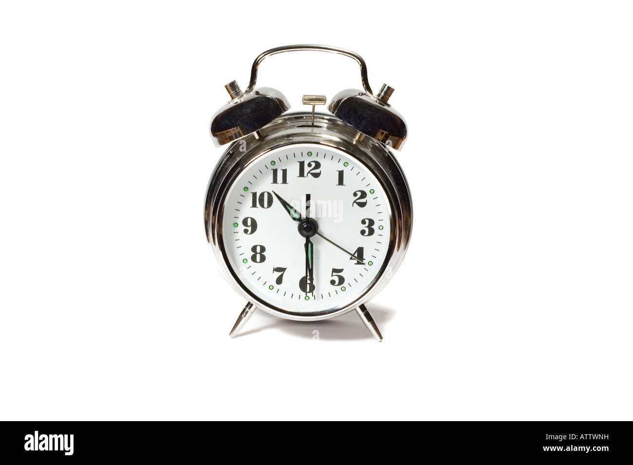 series isolated on white clock Stock Photo - Alamy