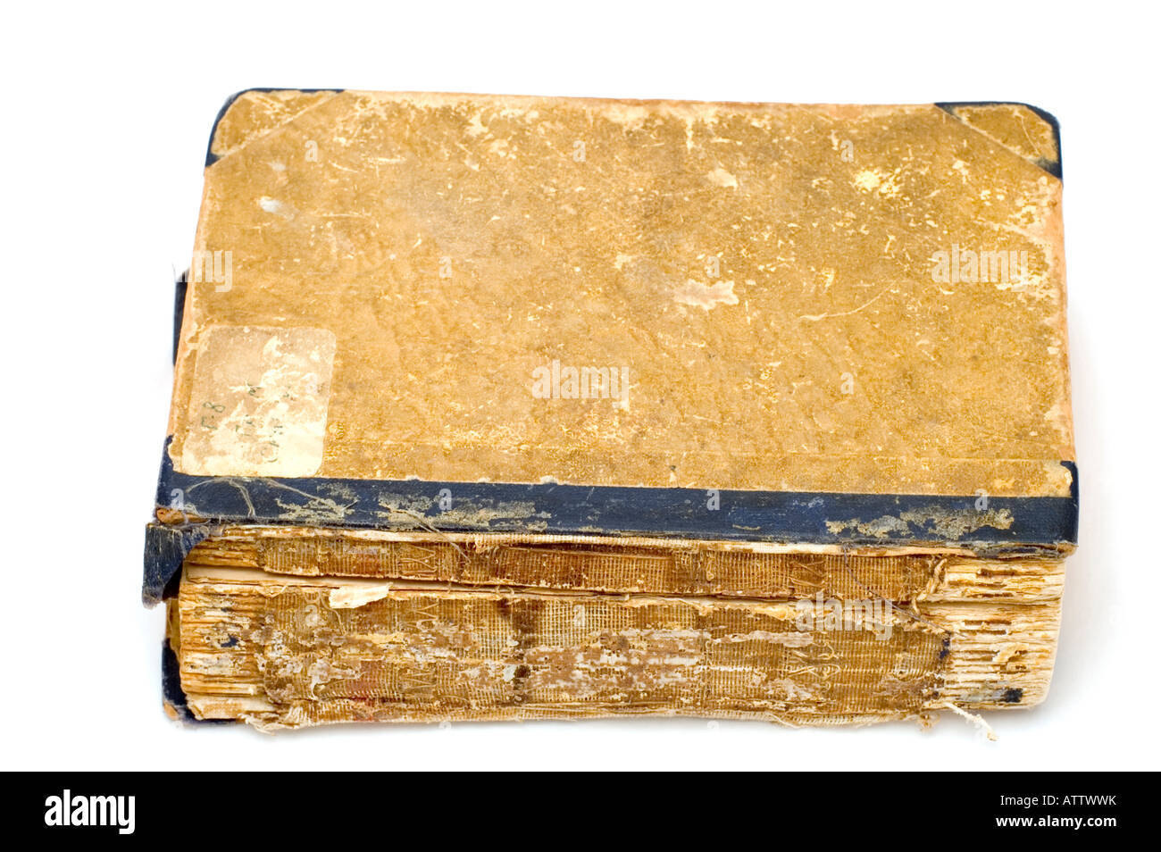 object on white ancient book Stock Photo