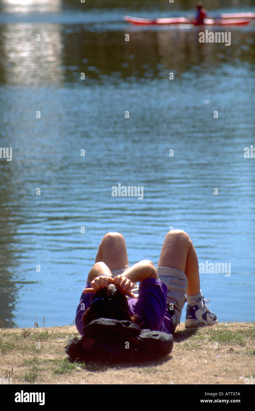 Soaking up the sun rays hi-res stock photography and images - Alamy