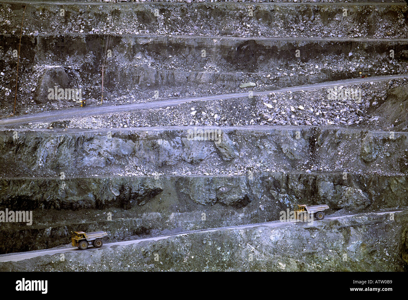 Open pit asbestos mine, Thetford Mines, Quebec, Canada Stock Photo Alamy