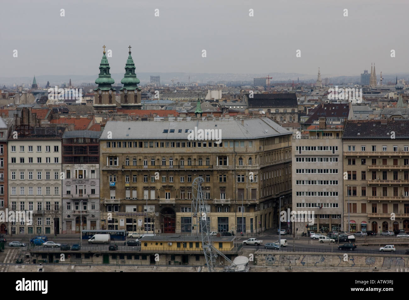 View of Budapest waterfront Stock Photo Alamy
