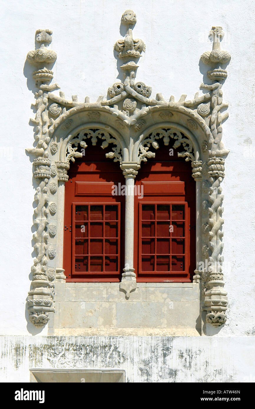 Window at Palacio da Vila, Sintra Stock Photo