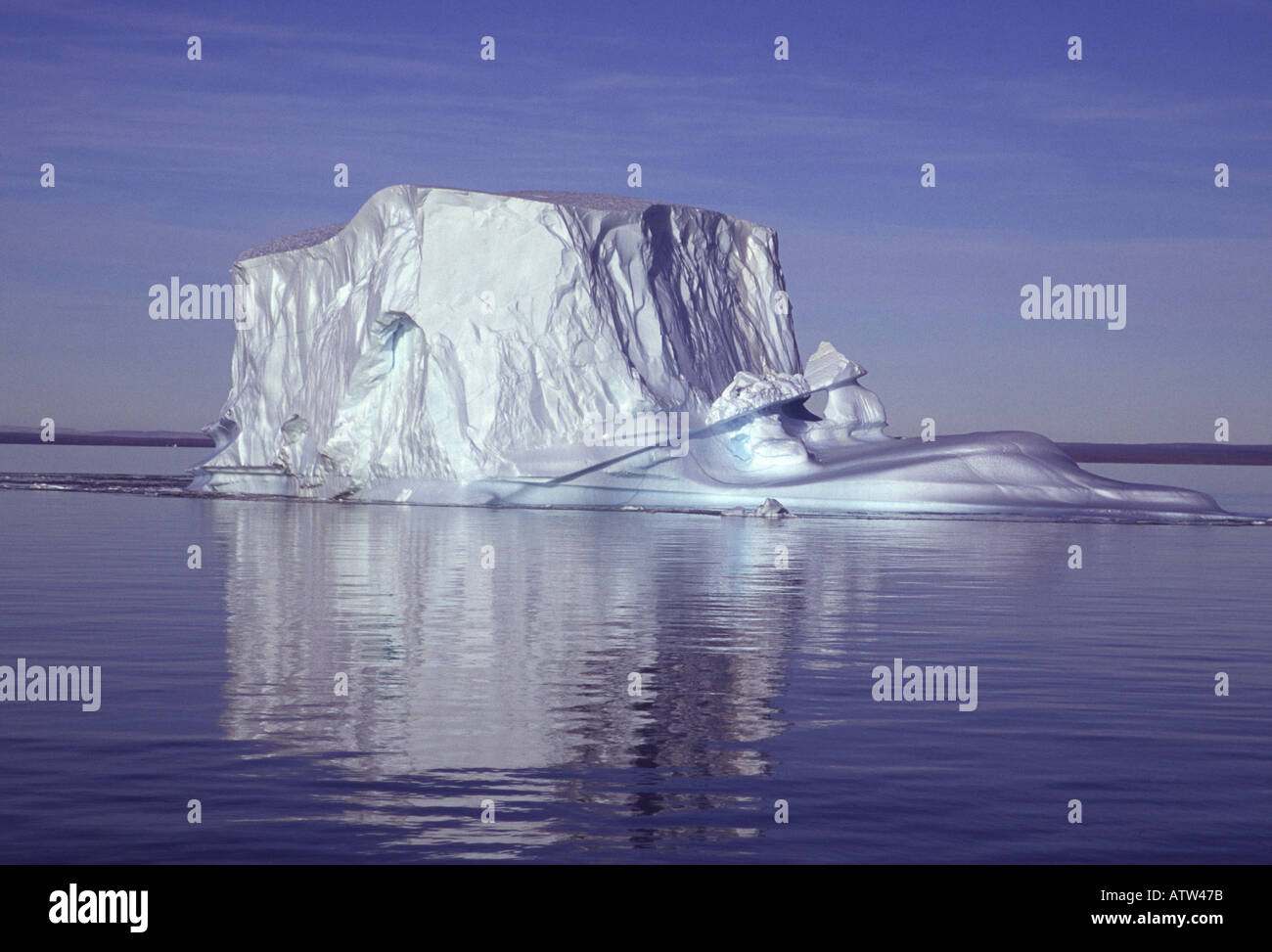 Iceberg Scoresby Sund Greenland Stock Photo