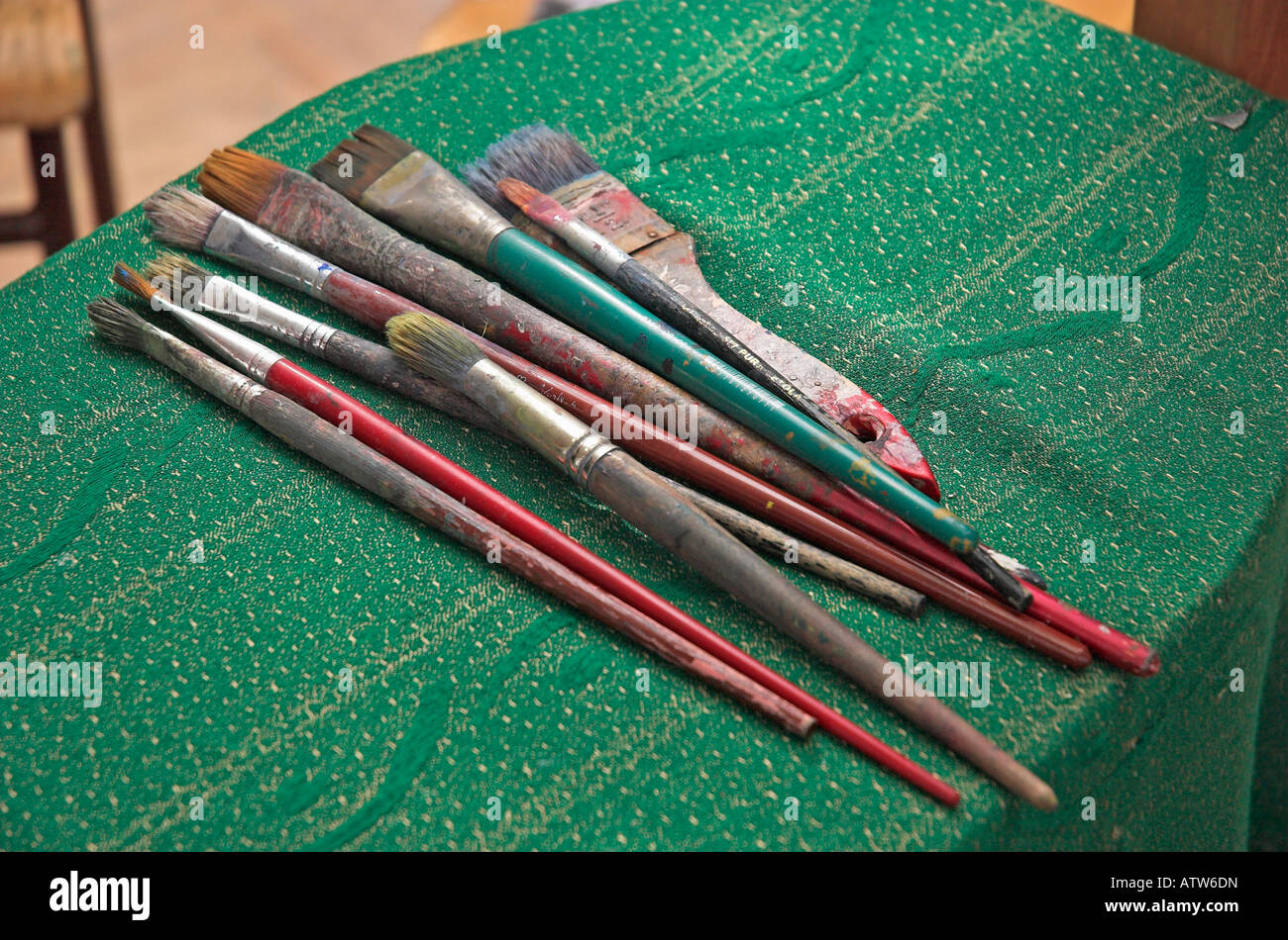 Paintbrushes Stock Photo