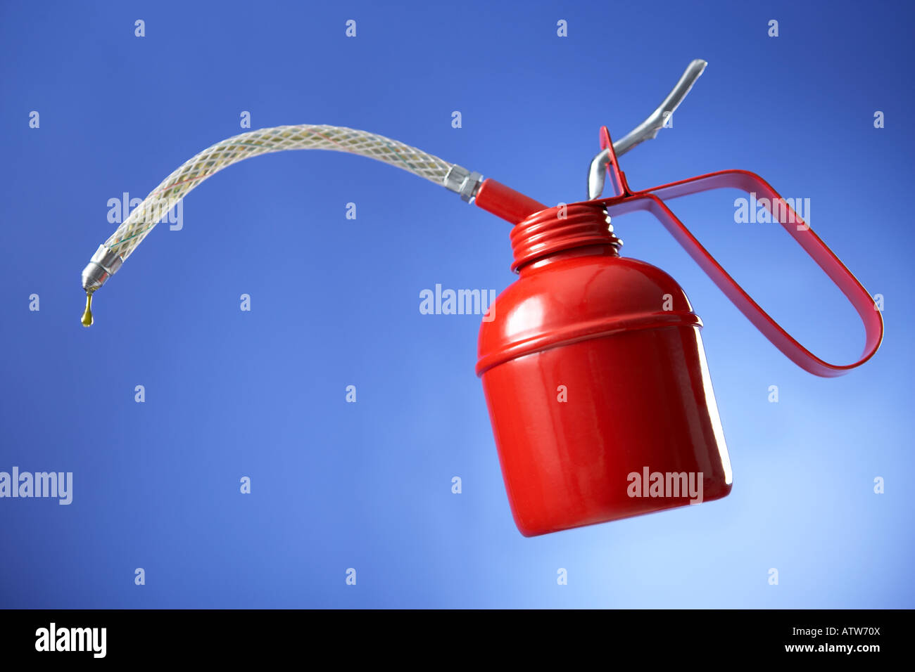 oil can shortage protect environment earth problem Stock Photo