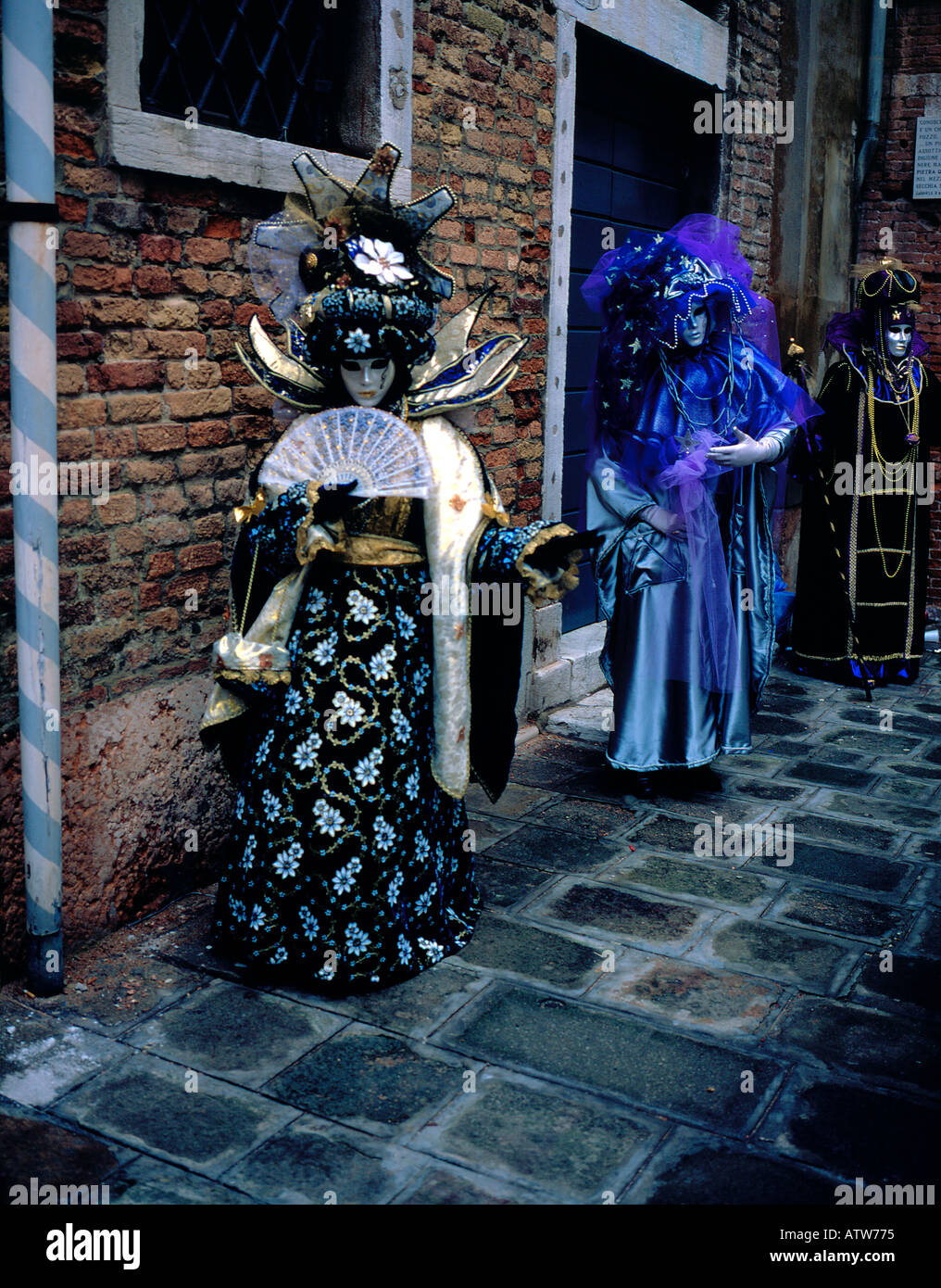 Carnival at Venice, UNESCO World Heritage Site, Italy Europe. Photo by Willy Matheisl Stock Photo