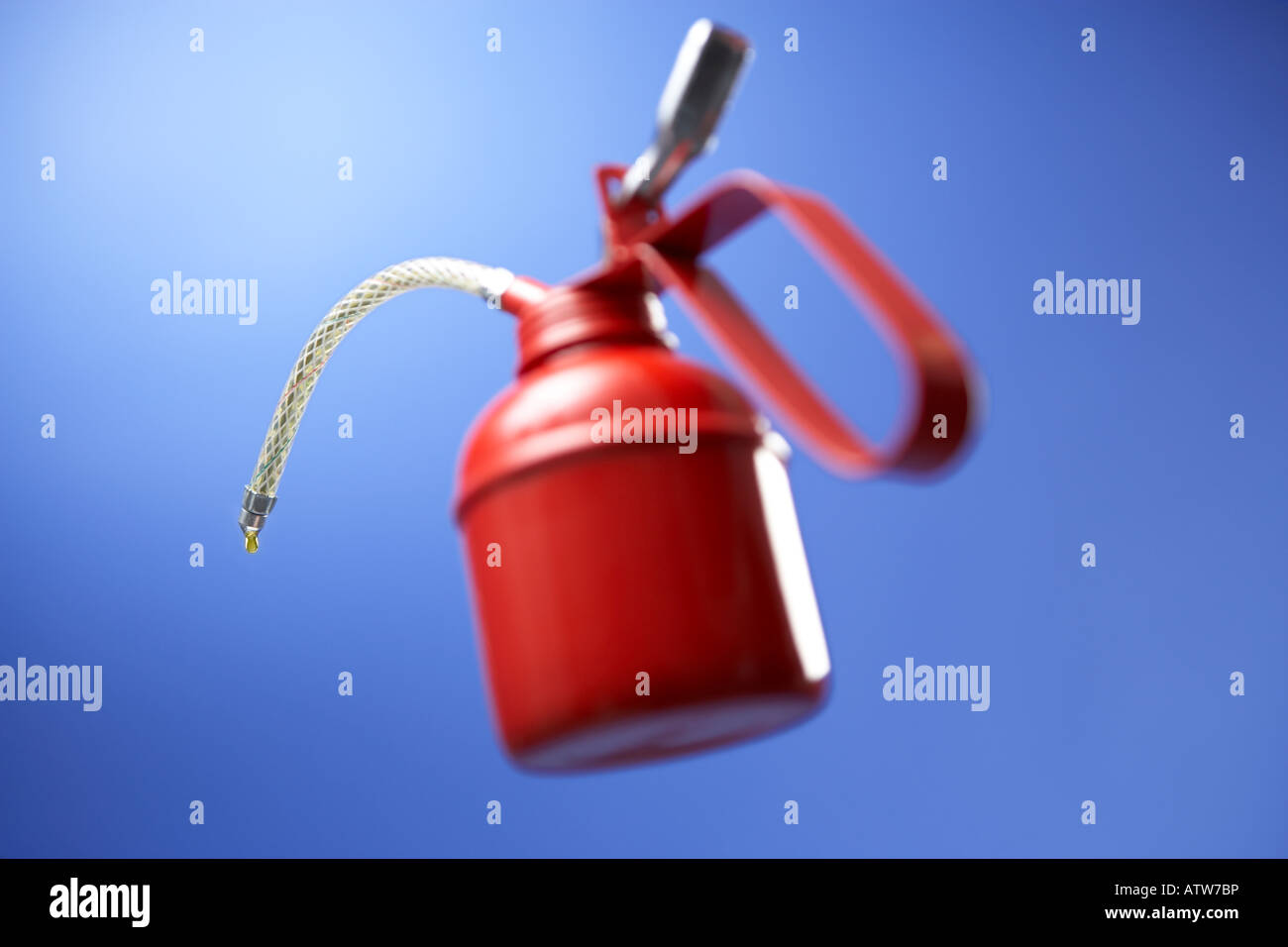 oil can shortage protect environment earth problem Stock Photo