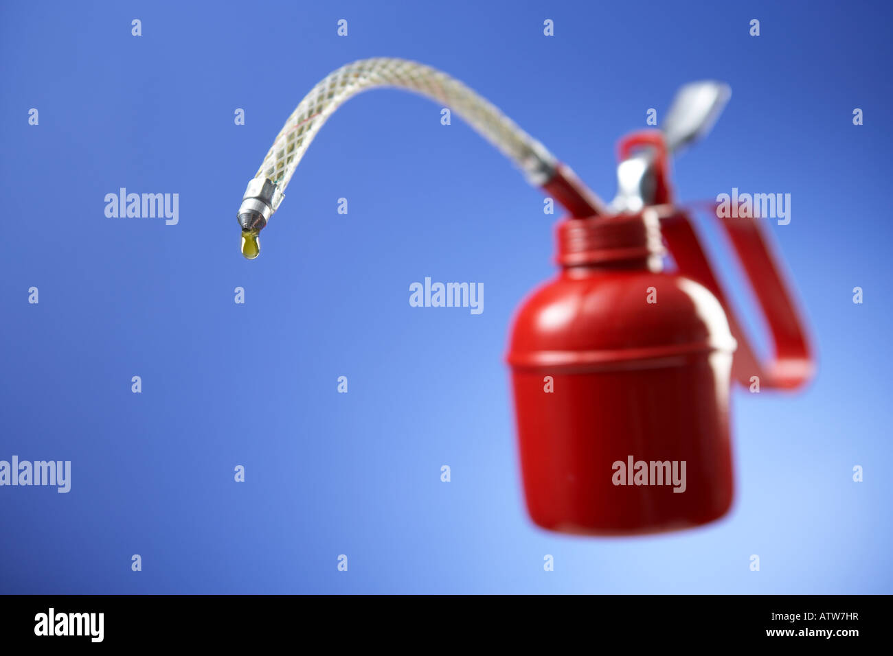 oil can shortage protect environment earth problem Stock Photo