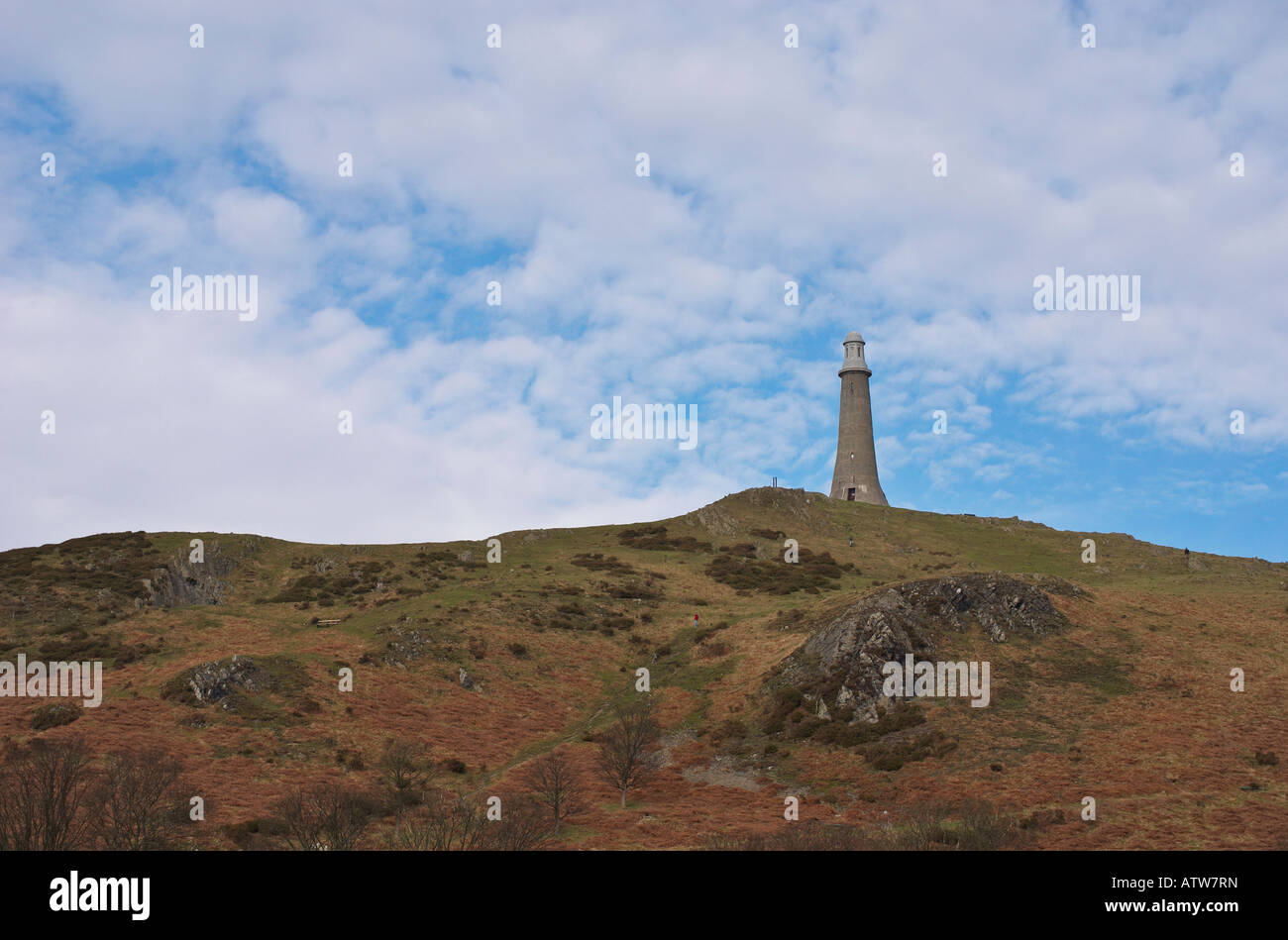 Hoad Monument on Hoad Hill Ulverston Cumbria Stock Photo
