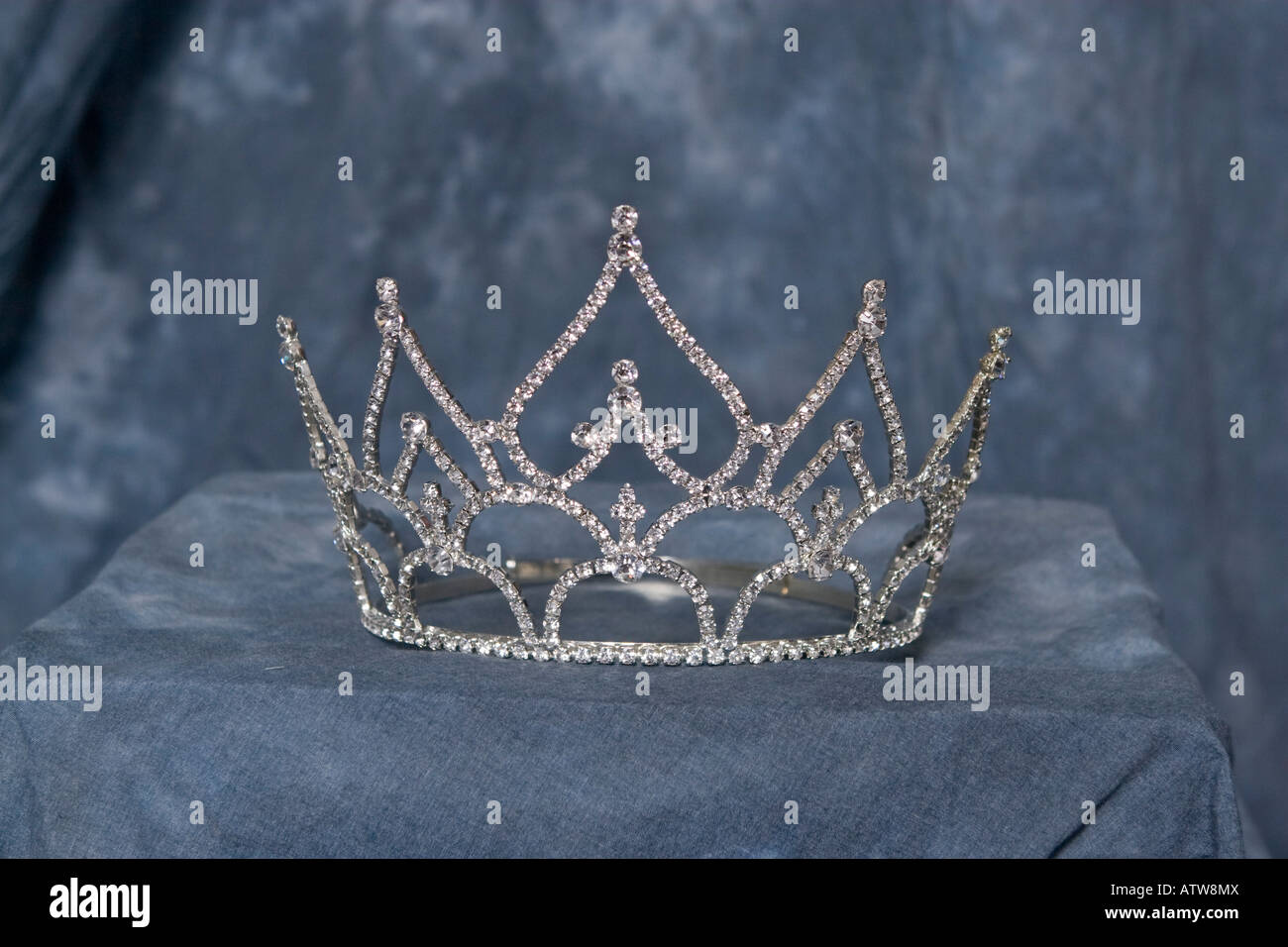 Costume jewelry tiara diadem or crown Stock Photo Alamy