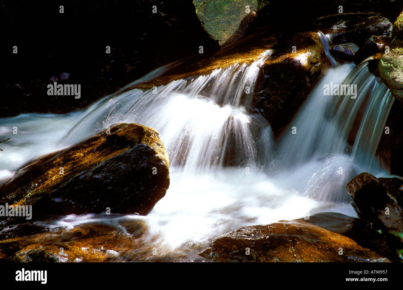 Rushing Water -Cumbria- England Stock Photo - Alamy